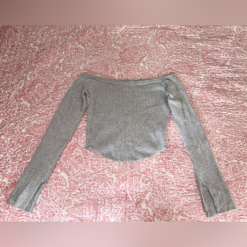 Garage Off the Shoulder Sweater Top